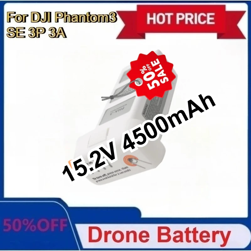 

New for DJI Phantom 3 Battery 15.2V 4500mAh Compatible for Phantom 3 Pro Series Drone Intelligent Flight Battery