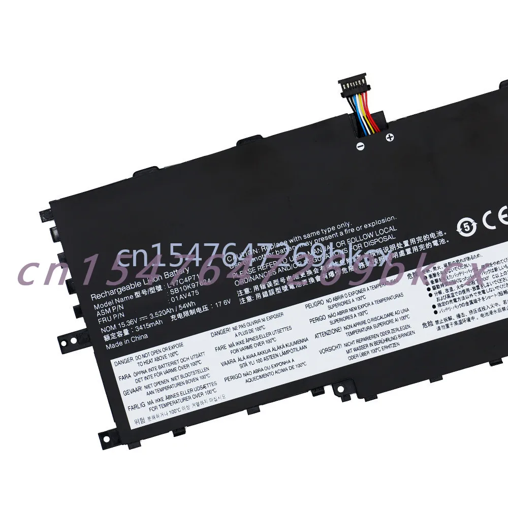 High quality products For  01AV475 ThinkPad Yoga 2018 L17C4P71 Laptop battery