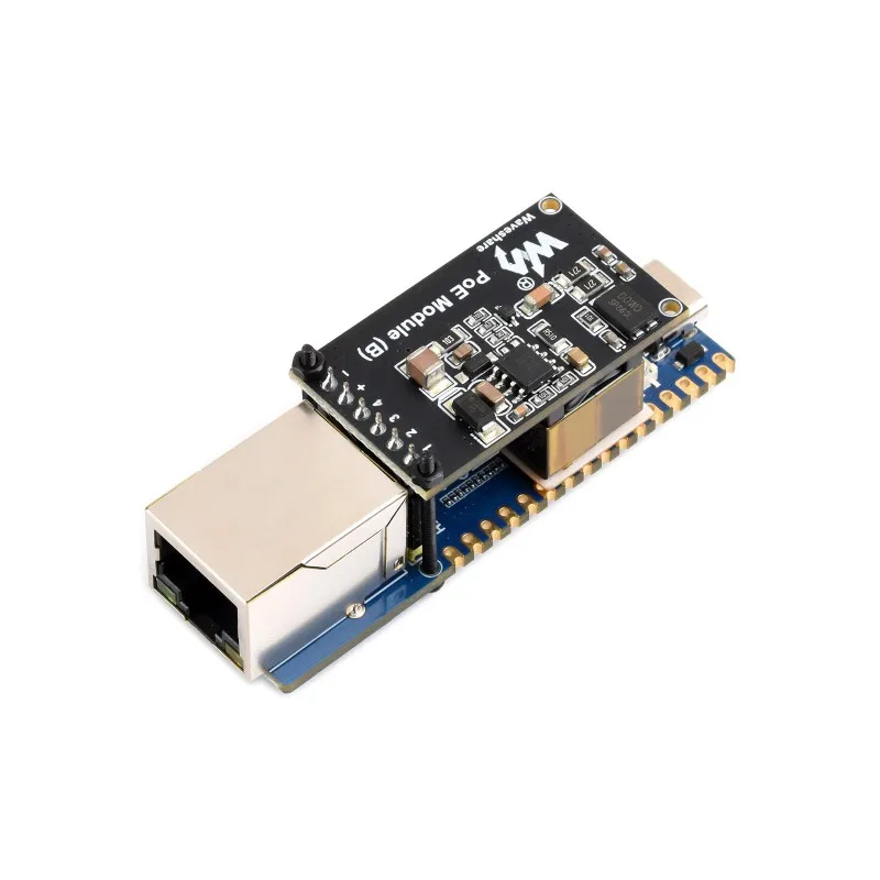 Waveshare RP2350-POE-ETH Development Board,Dual-Core And Dual-Architecture,W6300 Ethernet Controller,Supports PoE Expansion Via