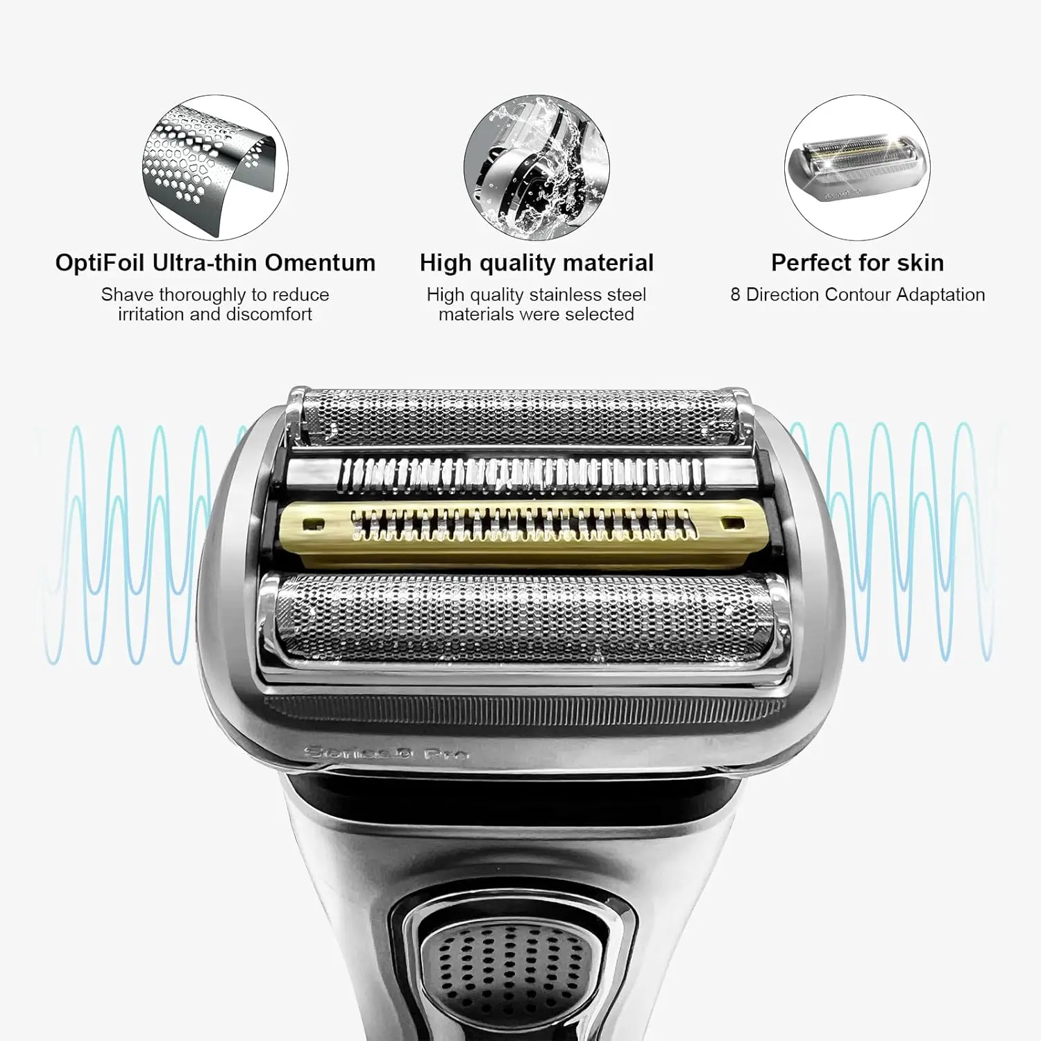 LISI 94M Series 9 Replacement Head Fit for Braun Series 9 Pro 9290cc 9291cc 9370cc 9376cc 9293s 9260s 9295cc Electric Shaver image 3