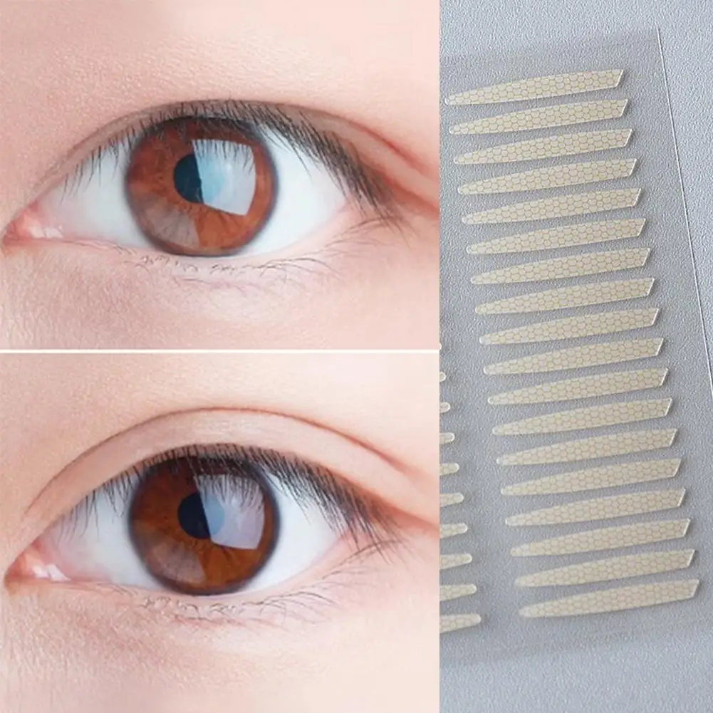 Adesivi per nastro per doppia palpebra oliva Adesivi per nastro per palpebra naturale invisibile impermeabile Strumento di bellezza per trucco occhi più grandi a lunga durata