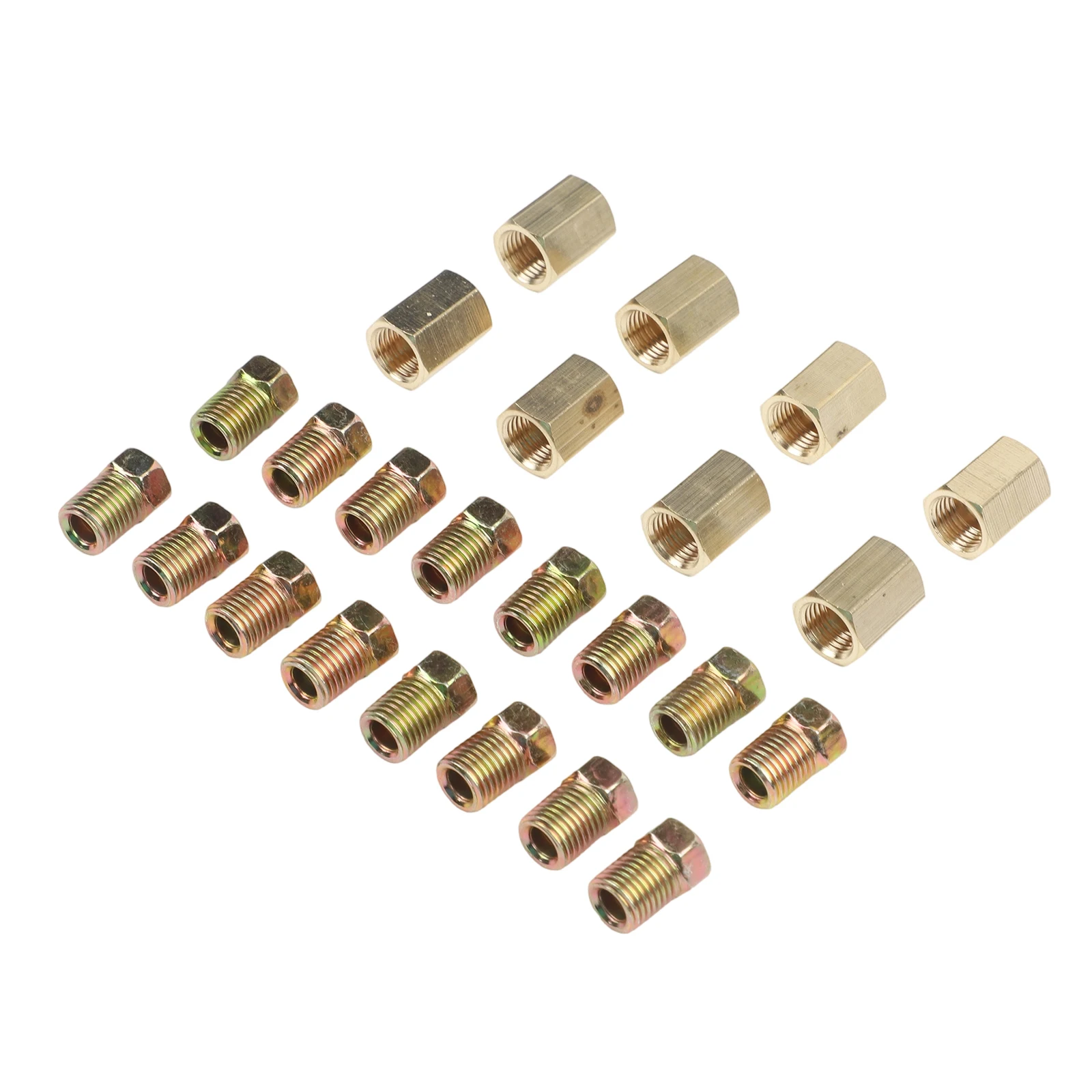 

Multiple Fittings For Mechanics Brake Hose Fitting Kit Hydraulic Repair Kit 3 16 Brake Fittings Suitable For Flared Lines