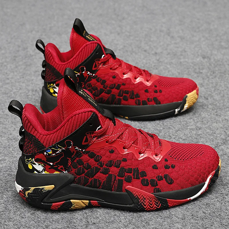 New Men's Basketball Shoes with Breathable Mesh Design for Maximum Comfort. Outdoor Shock-Absorbing Running Shoes, High-Rebound Cushioning Technology, Make Running Smoother and More Comfortable, Enhance Support, Stylish White Design, Suitable for Athletic Performance and Everyday Wear.