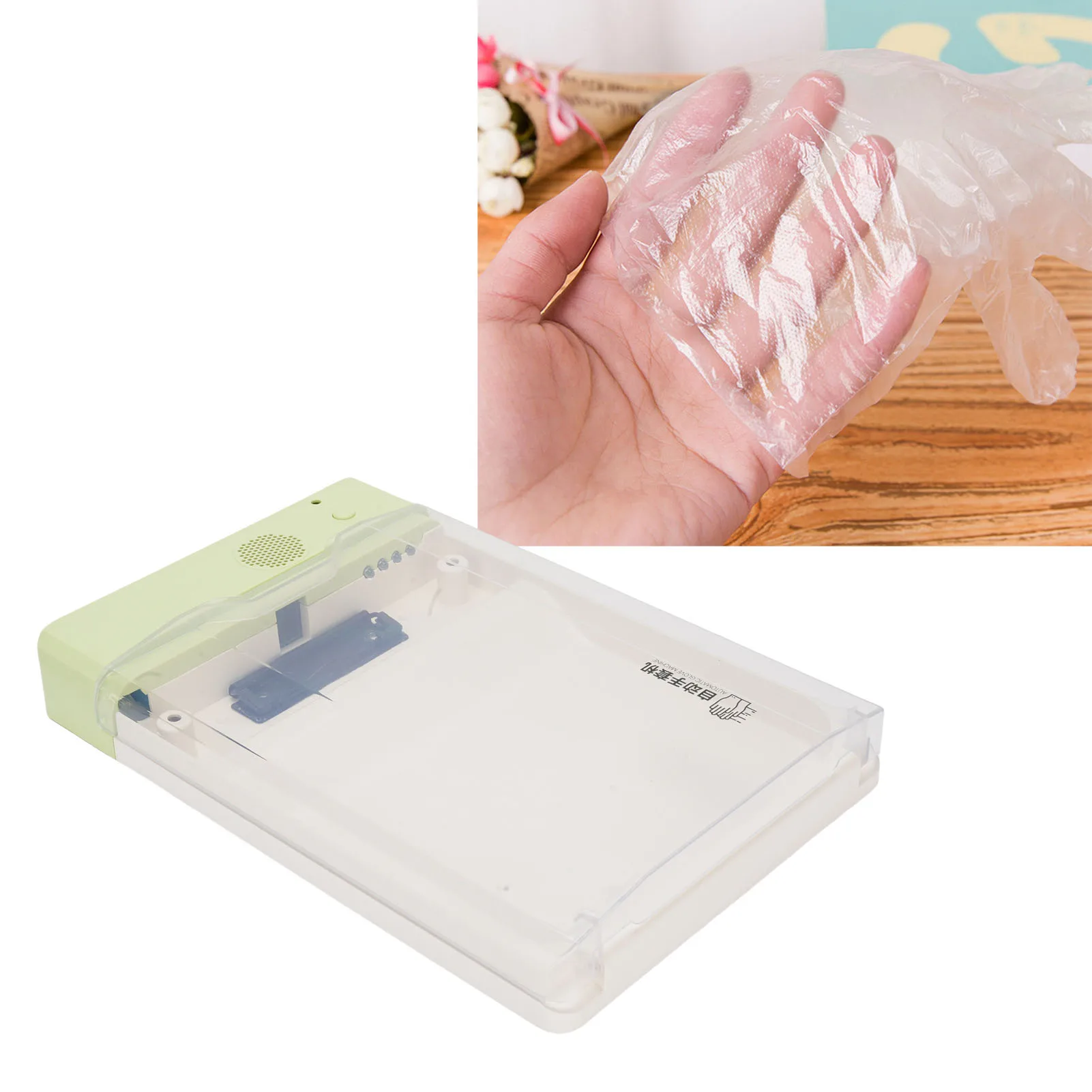 

Автоматическая машина для надевания перчаток, автоматический дозатор перчаток из АБС-пластика, простая установка, энергосберегающая, универсальная, для ресторанов