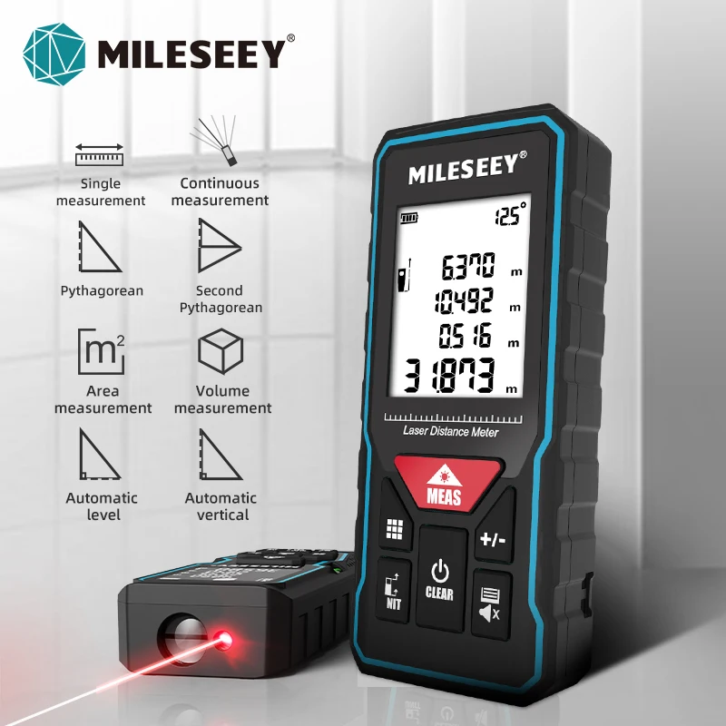 

Mileseey X6 Laser Distance Meter trena laser лазерная рулетка Rangefinder Measuring profesional tester tools