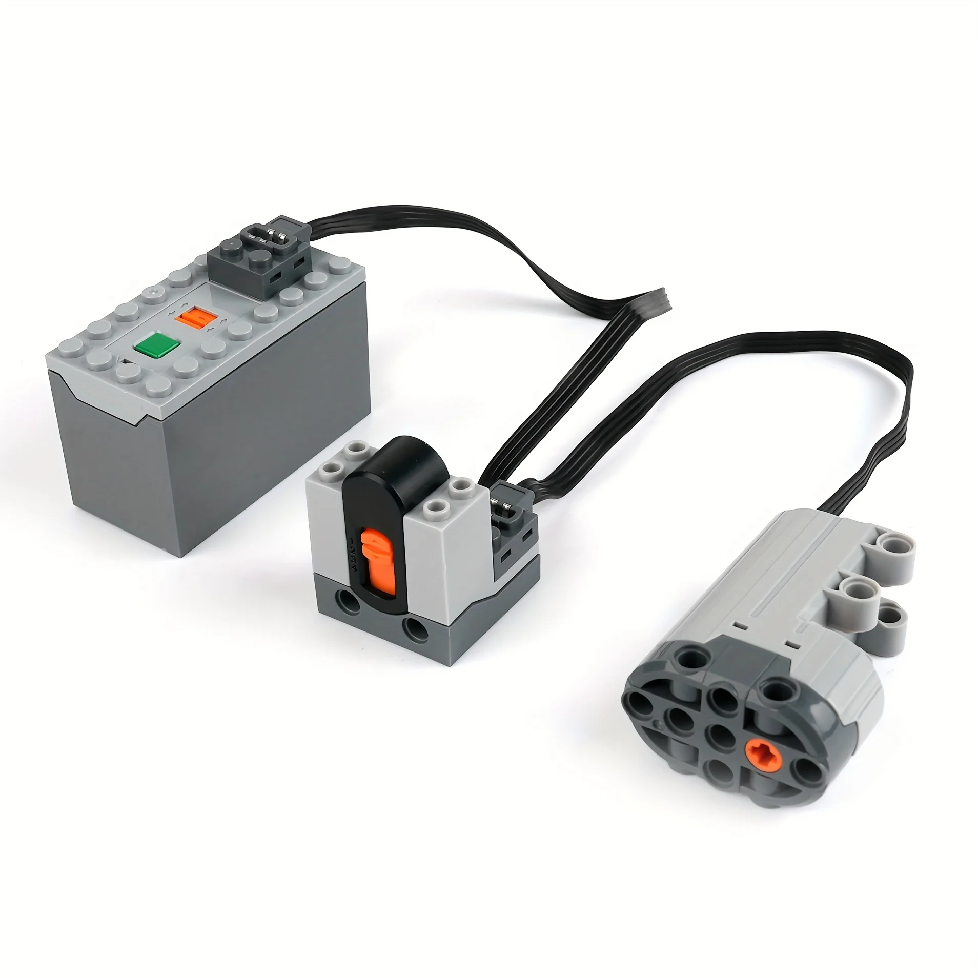 18 ピース究極のテクニック モーター キット - スピード リモート、トレイン、サーボ、XL および L モーター、ビルディング ブロック El を備えた並べ替えおよび積み重ねおもちゃ