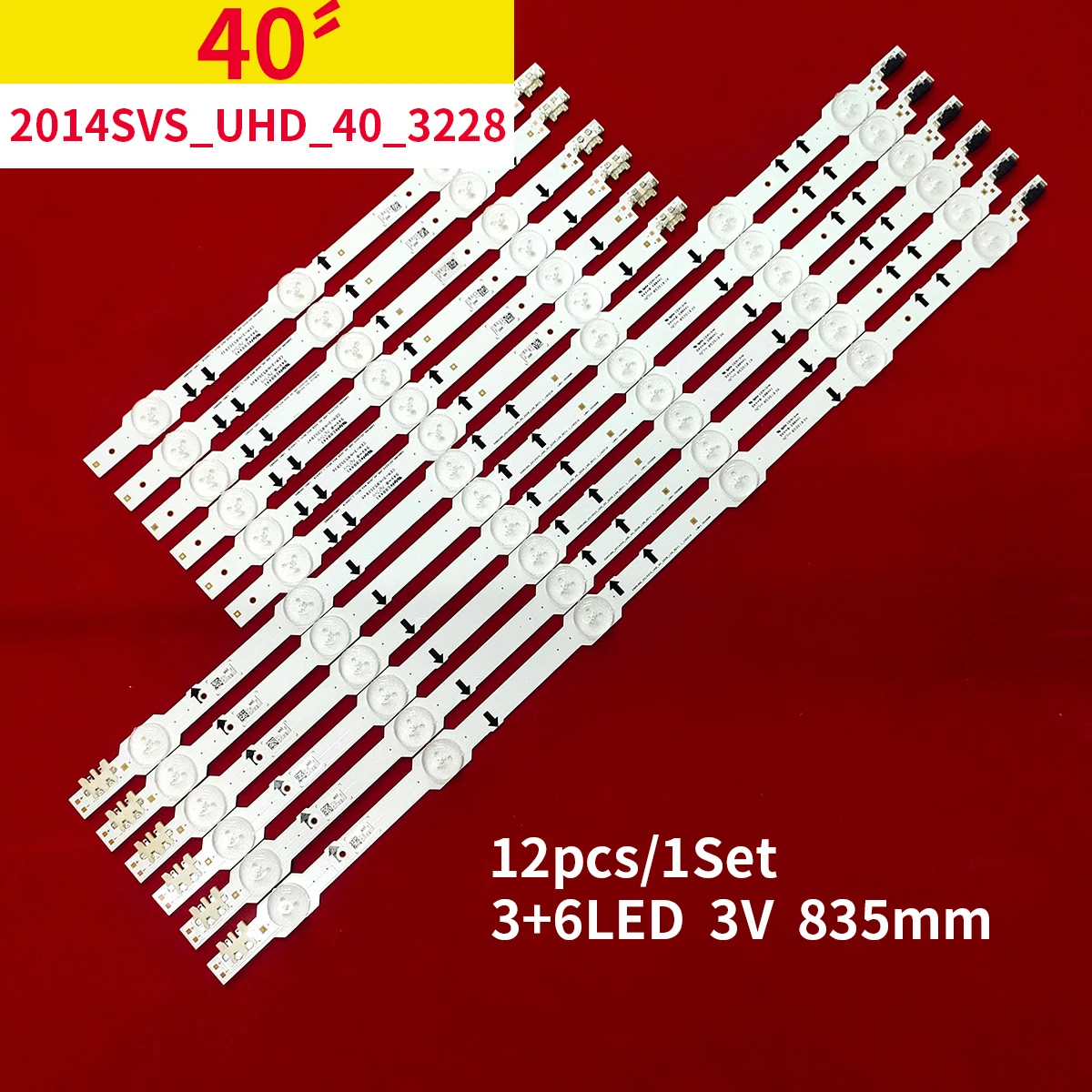 

LED Strip For 2014SVS_UHD_40_3228_L06 R03 UE40HU6900 UE40HU7000 UE40HU6905 UA40HU7000 UN40HU7000 UA40HU6000 UA40HU5920