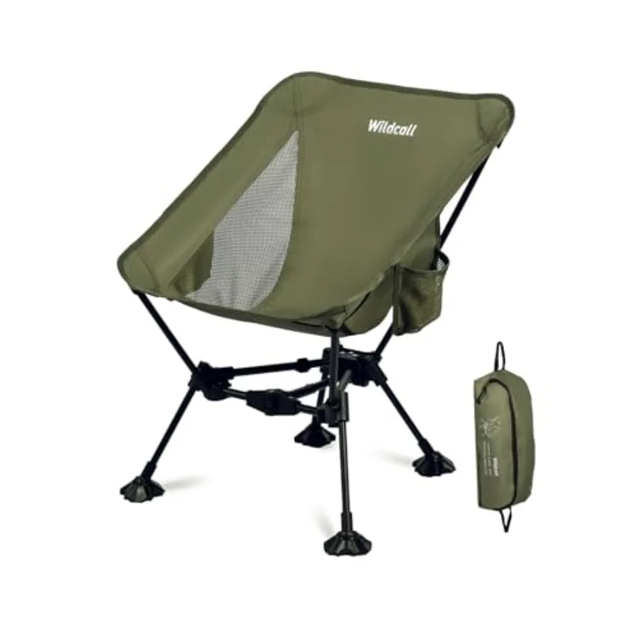 

Lightweight Folding Camping Chair Compact Beach Chair with Anti-Sinking Large Feet