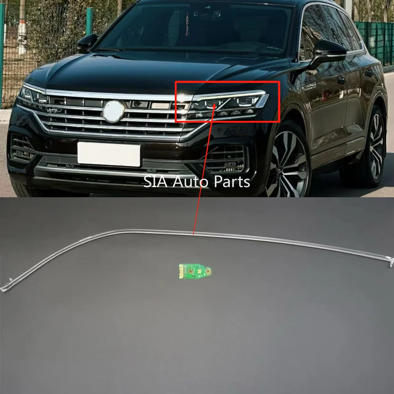 

For Volkswagen Touareg 2019-2023 LOW Solve The Problem of Yellowing and Not Shining White Light Angel Eye Car DRL CHIP Ballast