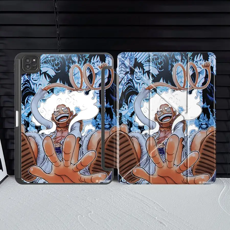 Tablet Case For iPad Air 2025 4 5 M3 Mini 7 6 Air M2 1 2 M4 Pro 10th 7th 11th 9th 8th Holder Cover One Piece Cartoon