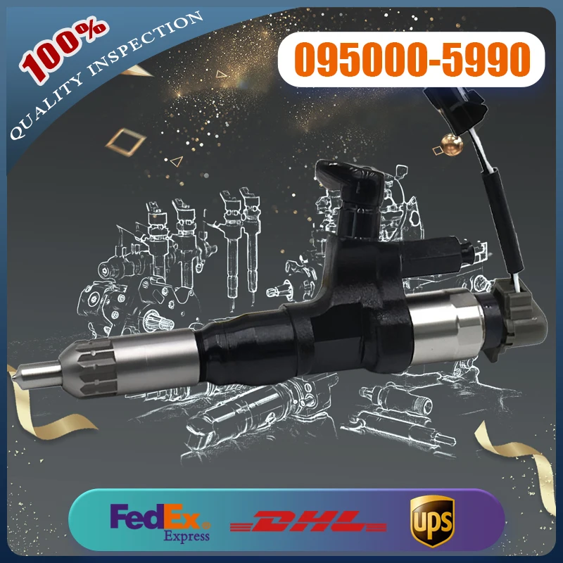

Common Rail Fuel Injector 095000-5990 095000-5991 23670-E0310 23670-E0311 for Hino Engine J05D Truck 500 Series
