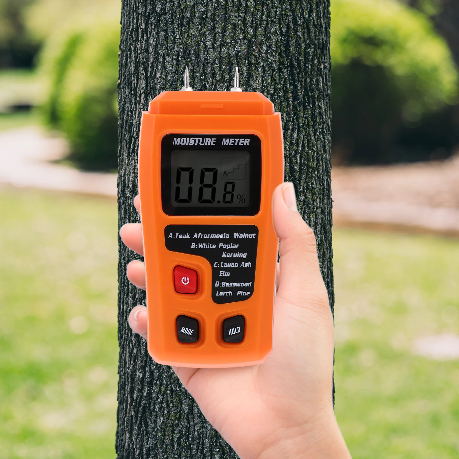 

1Pcs Wall Moisture Meter Wood Paper Tester Portable Hygrometer LED Display for Floor Carton Household Use