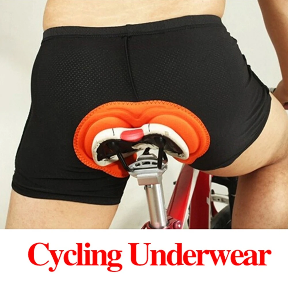 1Pcs Men Women Under Shorts Padded Cycling Underwear Triangle Breathable Bicycle Underpants Mtb Bike Briefs Chamois Panties