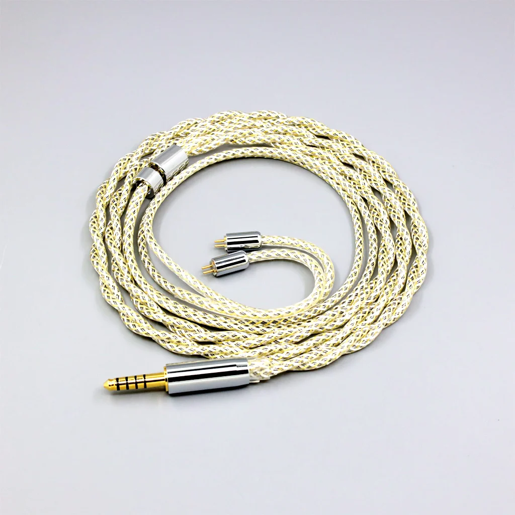 

TypeS 23AWG Litz Shielding Silver OCC Earphone Cable For IEM 0.78mm Flat Step JH Audio JH16 Pro JH11 Pro 5 6 7 2pin 8937