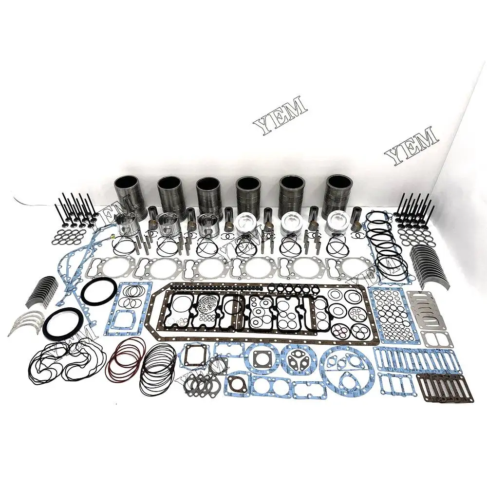 New Overhaul Rebuild Kit With Gasket Set Bearing-Valve Train For Mitsubishi S6B3 engine spare parts