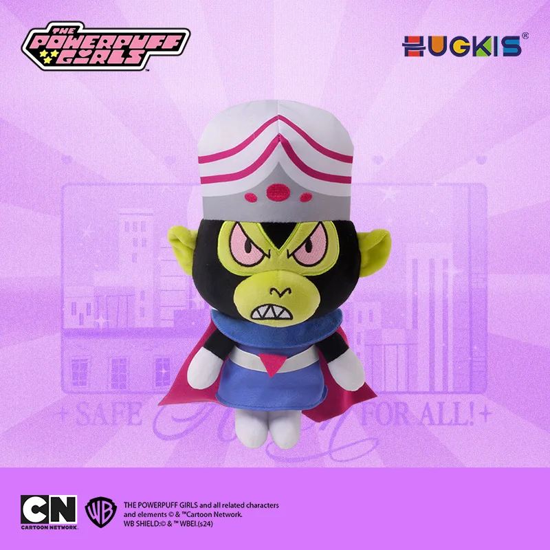 14·25cm große The Powerpuff Girls Stoffpuppen, Film-Bösewichte, Prinzessin Morbucks und Mojo Jojo Plüsch-Schlüsselanhänger-Puppen – Detail 7