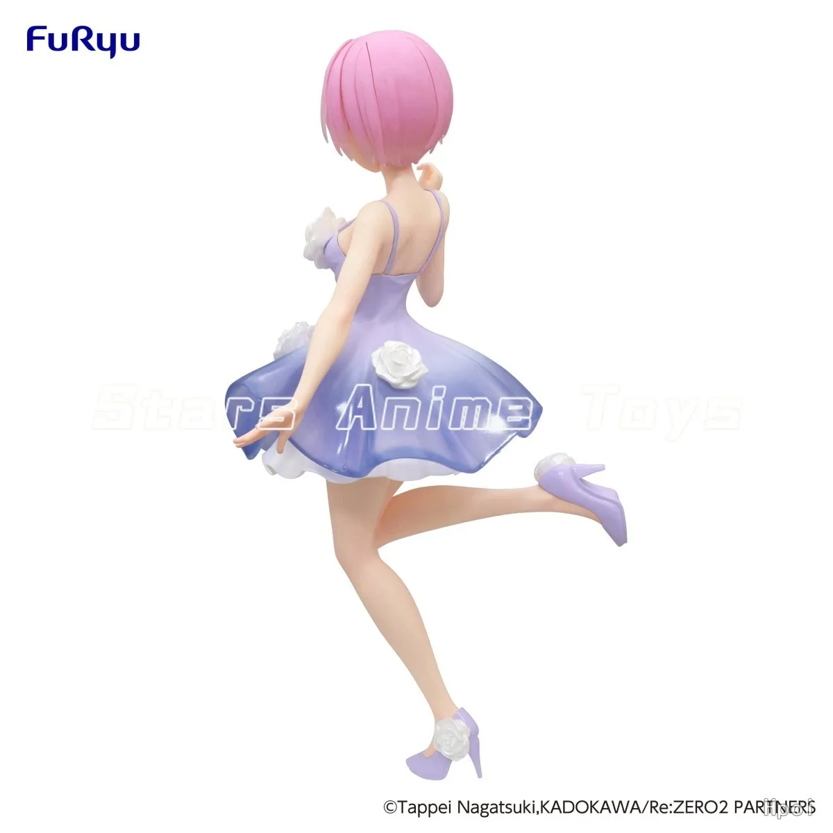 Figur FuRyu Trio-Try-iT Re0 REM/RAM Rok Bunga Hadiah Figur Anime Mainan Model Koleksi