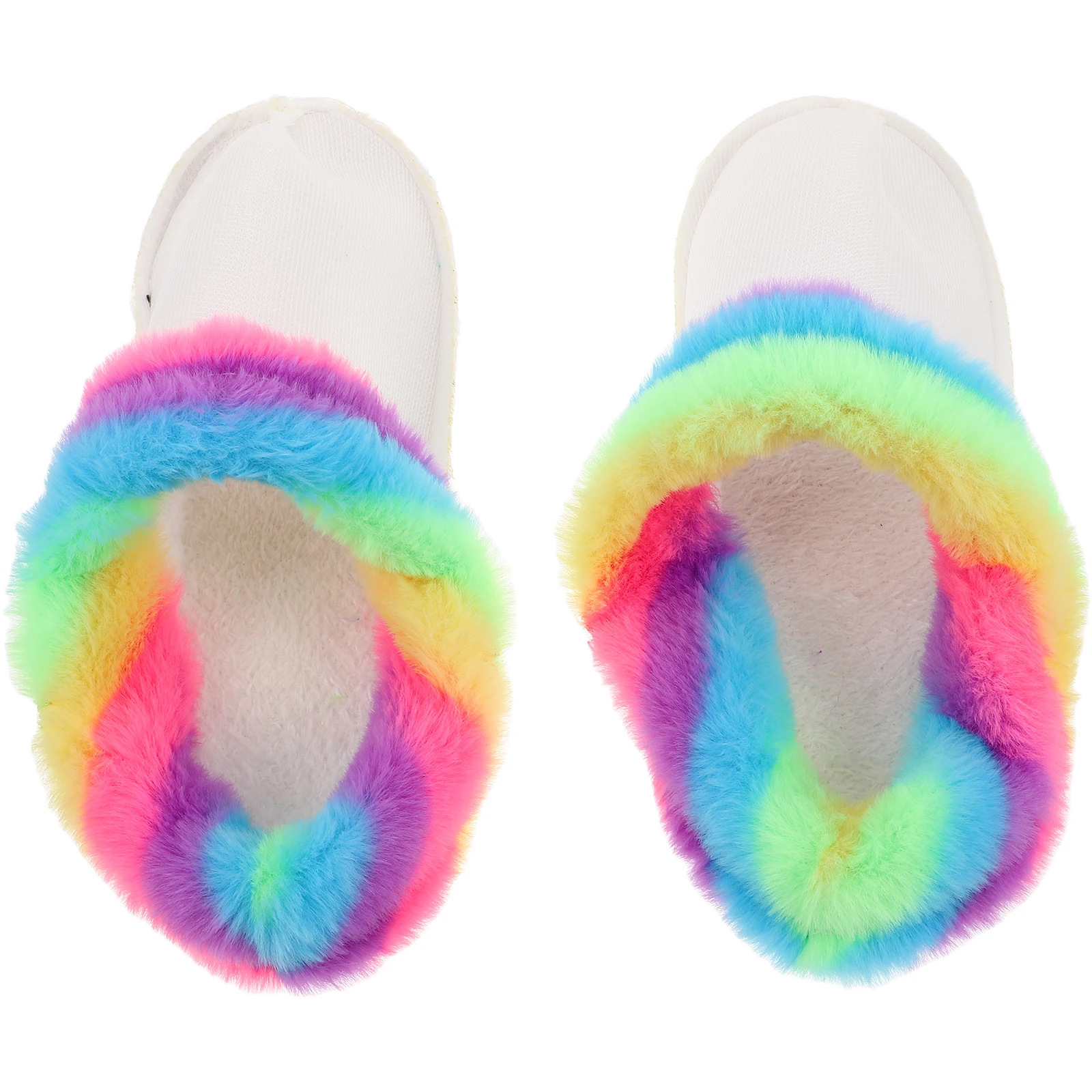 Winter Liner Inner Removable Shoe Insert Furry Insole Warm Comfort Colorful Transform Clogs Home Textile