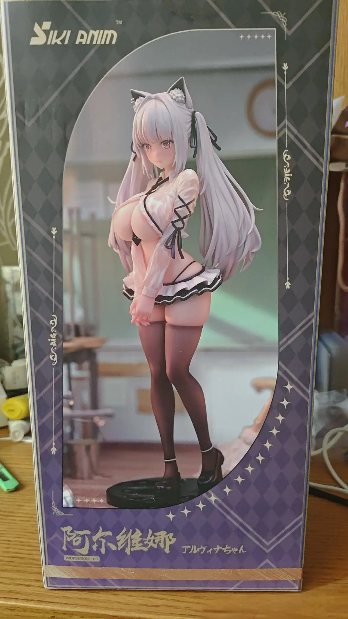 Originale Genuino SIKI ANIM GuLuco 1/7 26 CENTIMETRI Alvina Anime Action Figures Giocattoli Da Collezione Regali Modello di Personaggio Regali Per Adulti