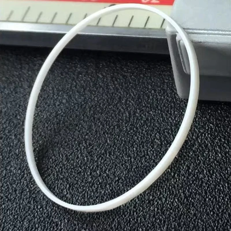 1.2mm Height 0.55mm Thick White I Ring Watch Crystal Gasket for Waterproof Watch Glass 26mm to 35.5mm Inner Diameter