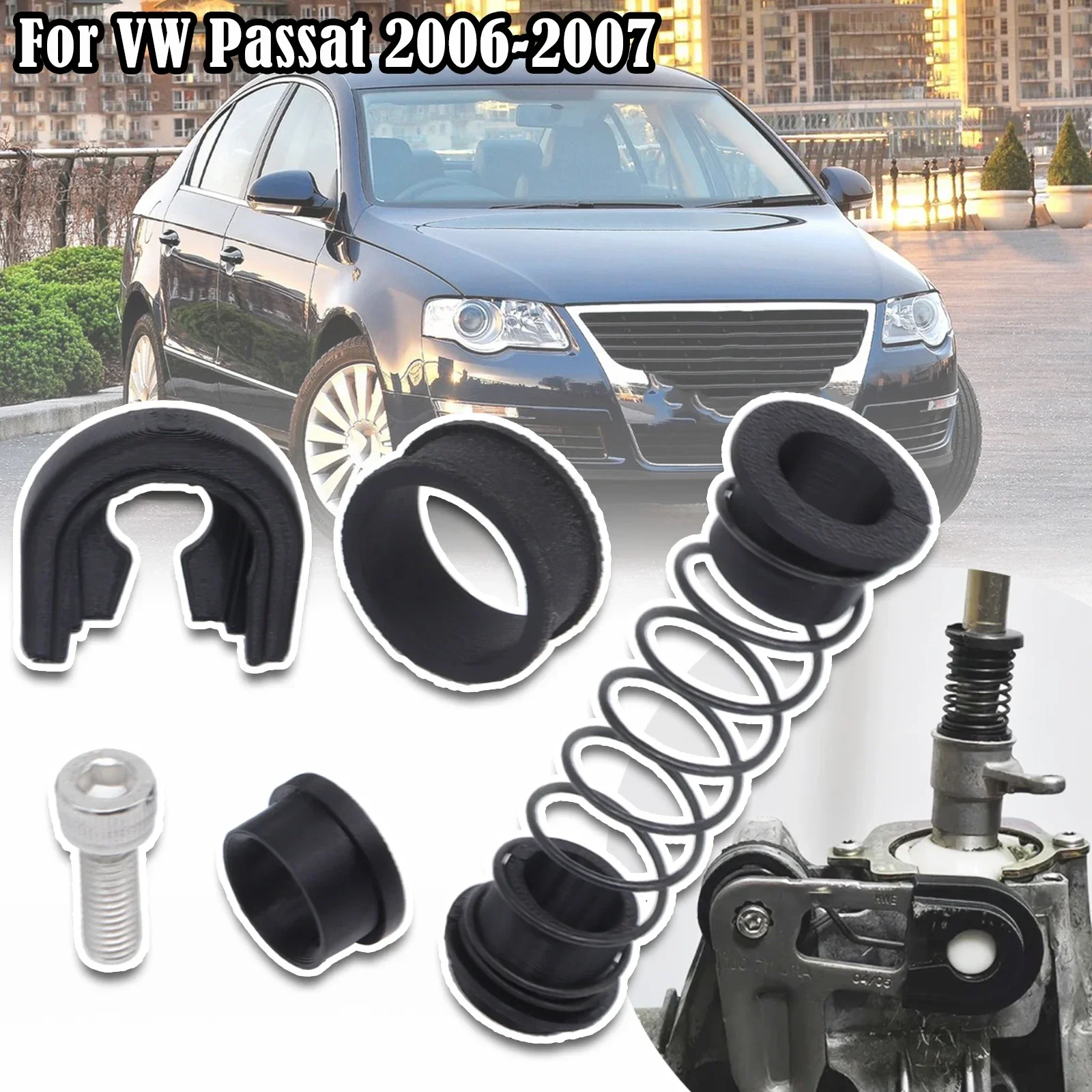 For VW Passat Golf Gearbox Repair Kit MT Trans Shifter First Gear Getter Reverse Lever Change Selector Linkage Bushes 2006-2007