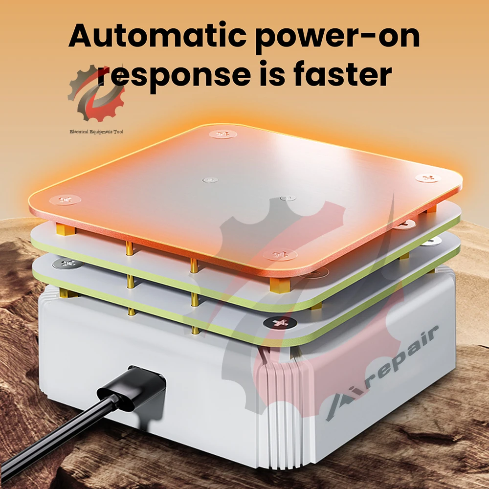 

Type-C Mini Hot Plate PCB SMD Board Soldering Plate Adjustable Constant Temperature Heating Tool Preheating Station Repair Tools