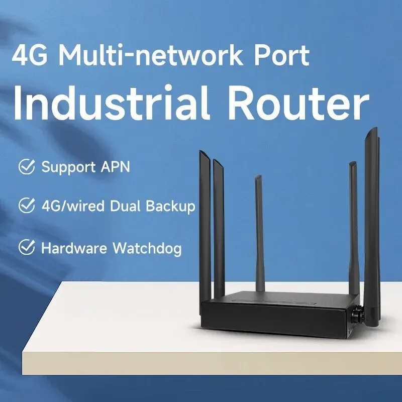 DBIT4G Wifi Router Industrial Grade LET Router Supports VPN Watchdog SIM Card 4G Broadband Automatic Switching