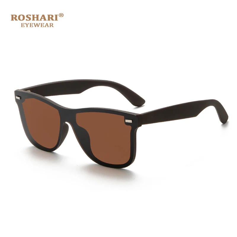 

RoShari RS008 Polarized Sunglasses Men's Classic Fashion Accessories Glasses TR90 Frame