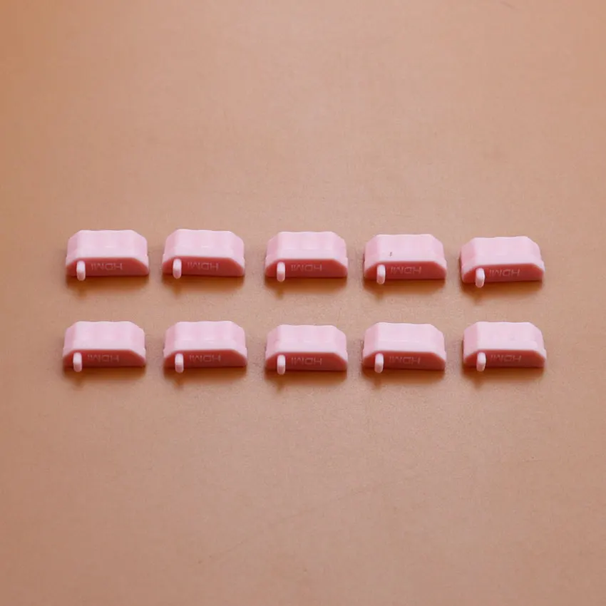 10 sztuk USB HDMI żeńska wtyczka przeciwpyłowa interfejs wysokiej rozdzielczości pokrywa ochronna do laptopa komputer stacjonarny TV uniwersalna nakładka silikonowa