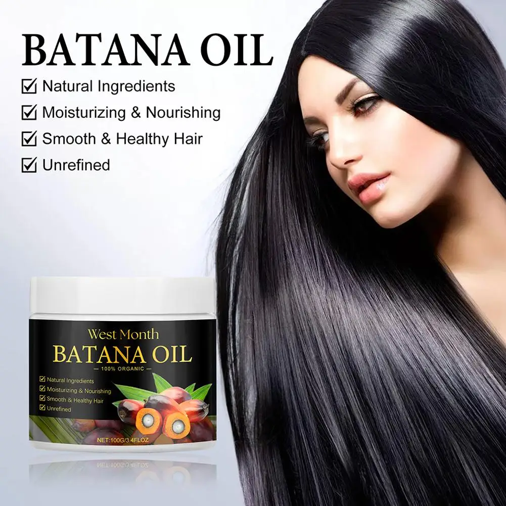 

West Month Batana Oil Hair Care Mask Repair Dryness Smoothing And Hair And Conditioner Irritability Nourishing 100g K6V5