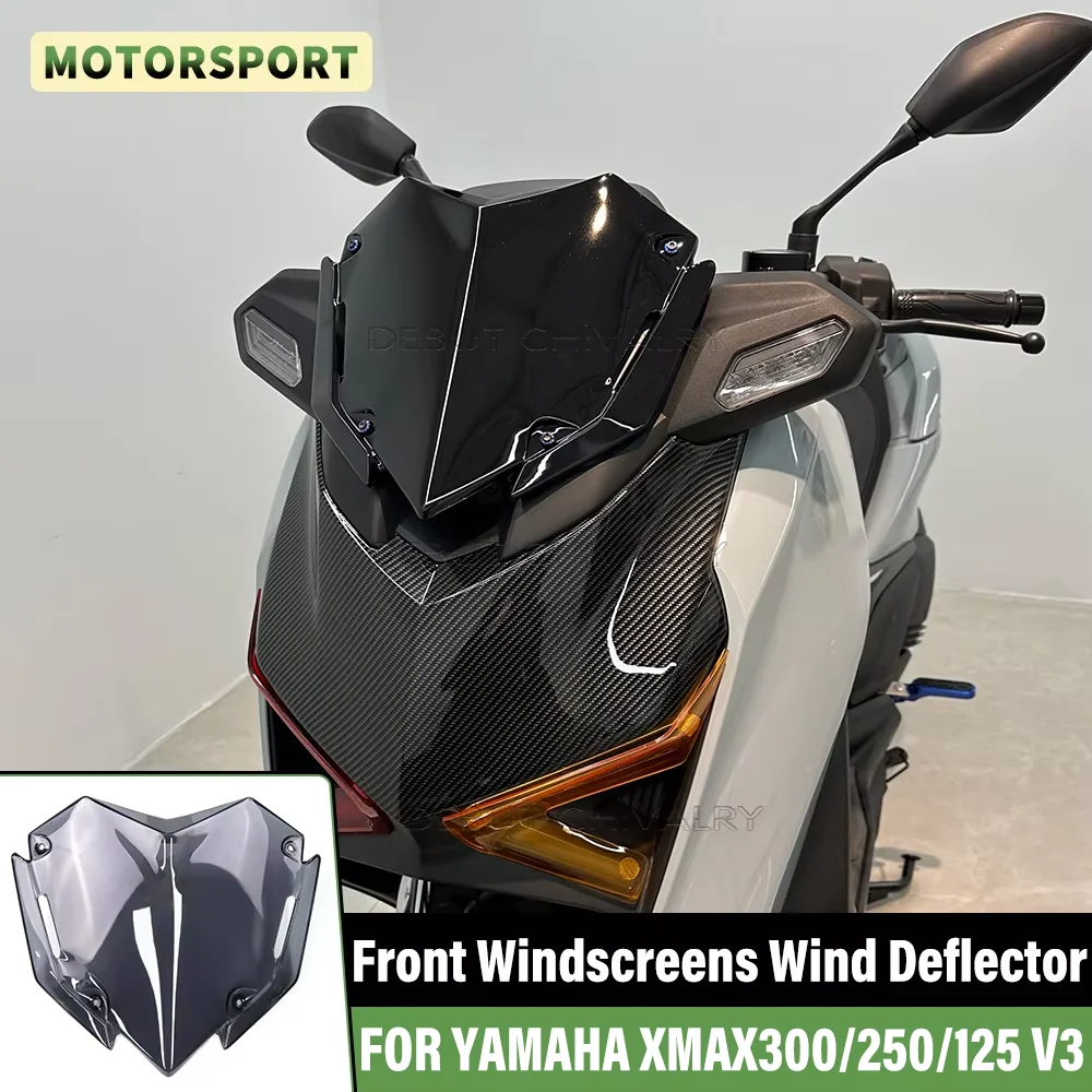 New Motorcycle Windshield Windscreen Sport Screen Viser Visor Shield FOR YAMAHA XMAX300 XMAX-300 XMAX250 XMAX125 V3 2025-2026
