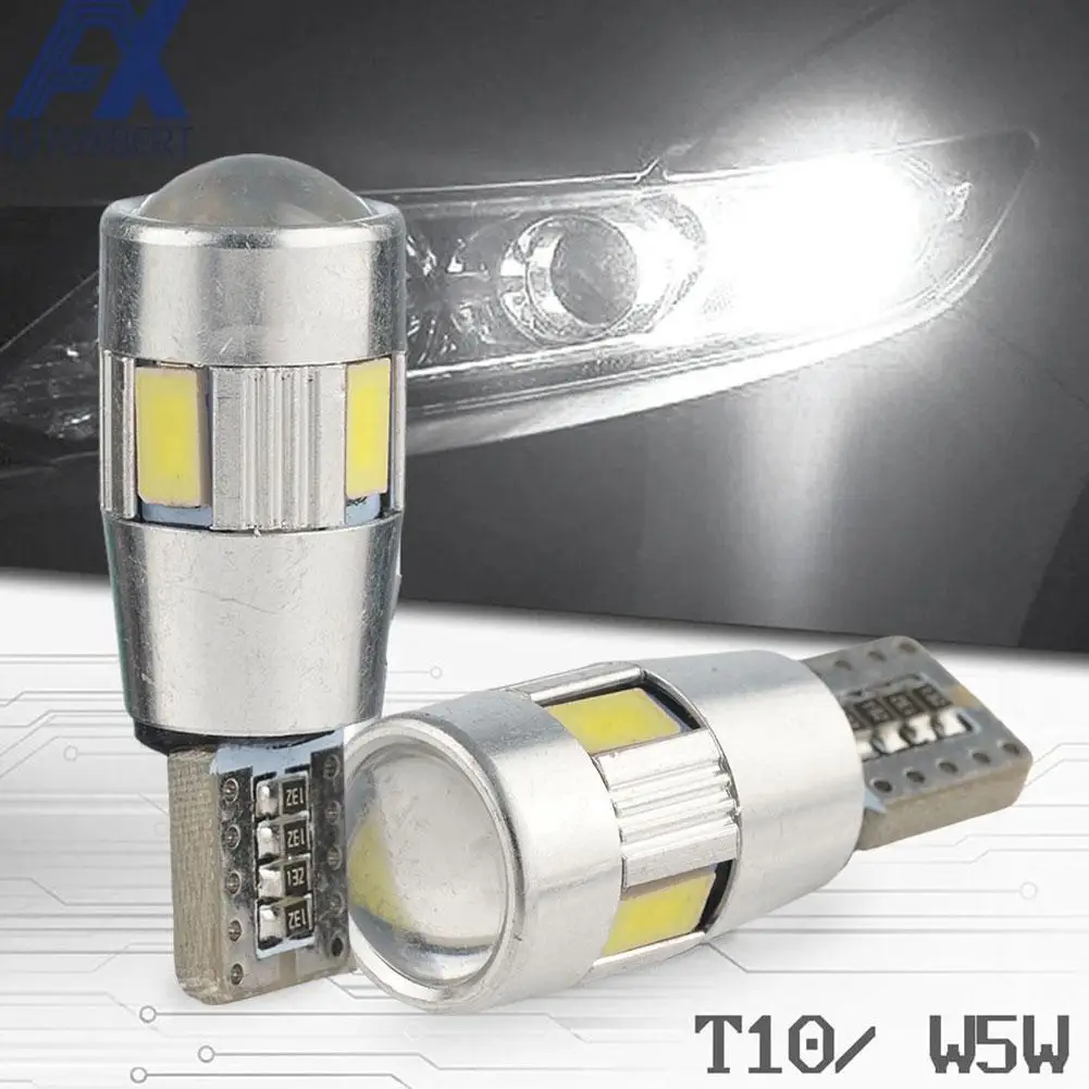 

T10 LED Bulbs CAN-bus Error Free LED Light Bulb Headlight Mini Size Design Car Interior Reading Door Trunk License Plate Lamp