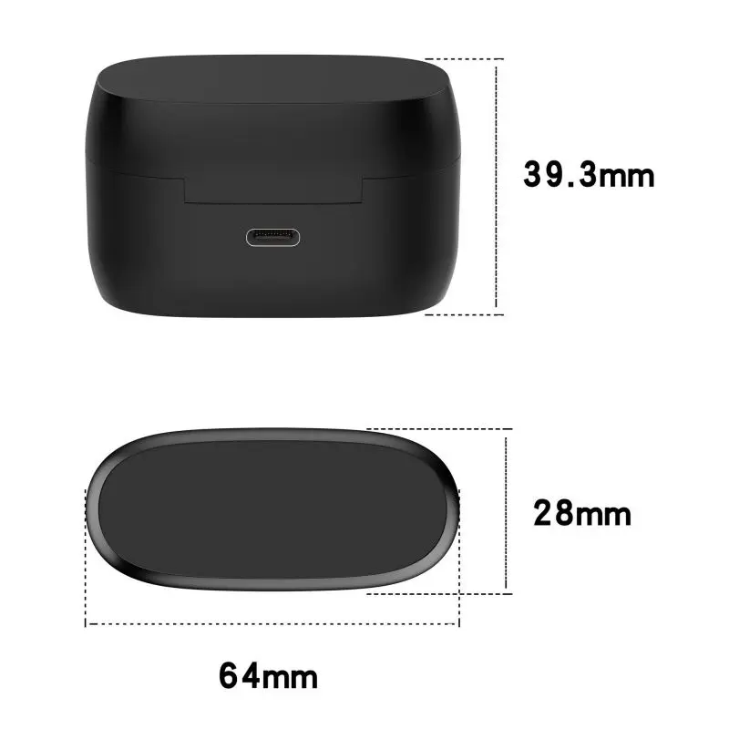 Charging Case for Jabra Elite5 4 3 Elite Active4 Earbuds Headset Replacement Charger Case Headset Earbuds Charging Box Accessory