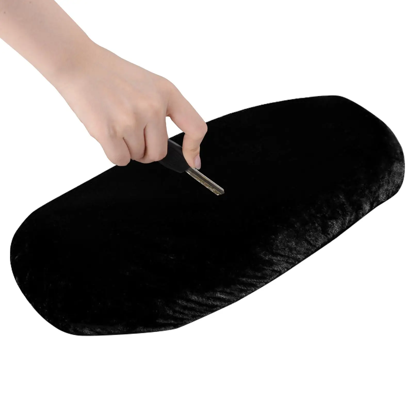Motorcycle Seat Cover Plush Seat Cover For Cold Weather Breathable Cold Weather Cushion For ATV Moped Scooter Adventure Outdoor