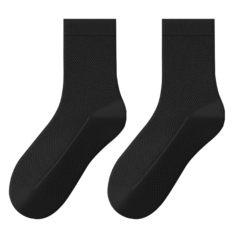 

Men's Summer Mesh Cotton Crew Socks, Breathable Thin Casual Socks