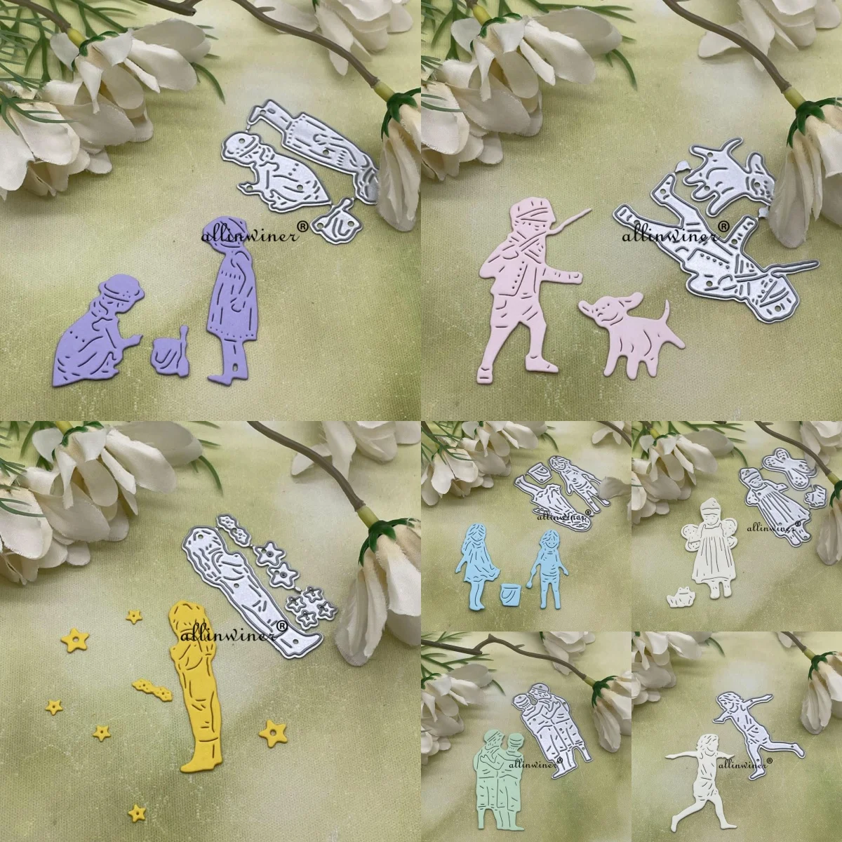 

Girl Boy decoration Metal Cutting Dies Stencils Die Cut for DIY Scrapbooking Album Paper Card Embossing