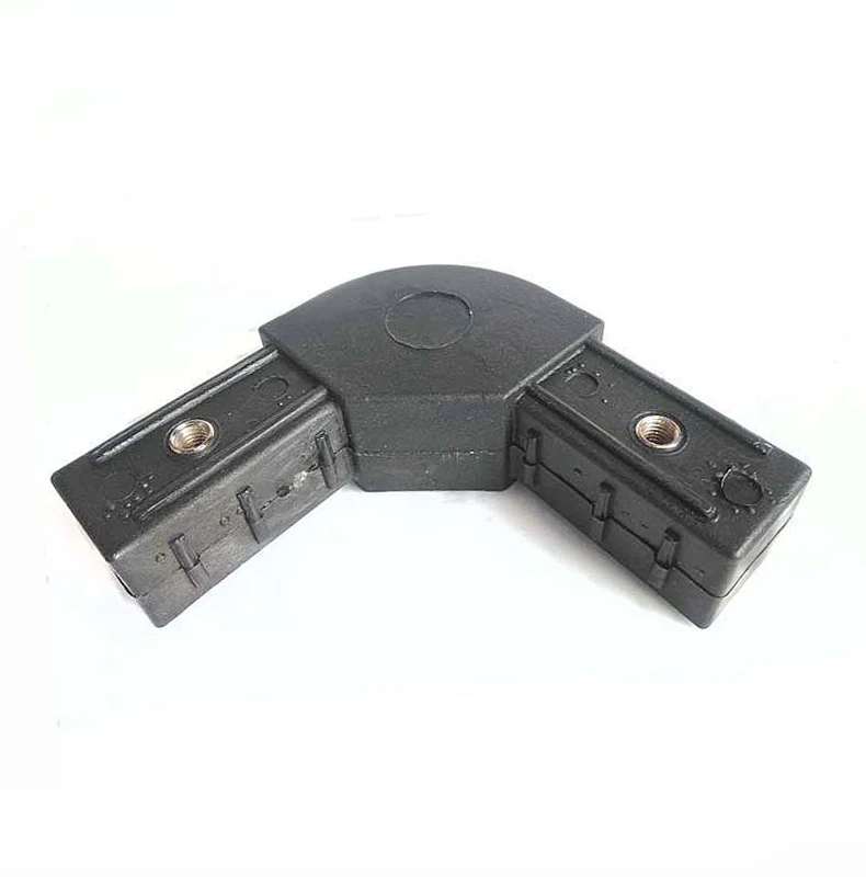 1-4PCS Bed Frame Plastic Connection Solid Elbow Row Disassembly Frame Pipe Bilateral Joints Furniture Accessories
