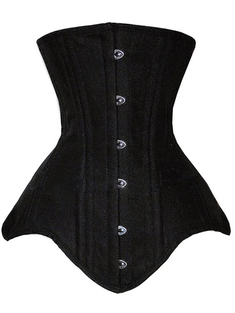 Algodão duplo aço desossado cintura cincher para mulheres, envoltório virilha, corte espartilho, cinto aparador ajustável barriga tuck cinta, con barriga