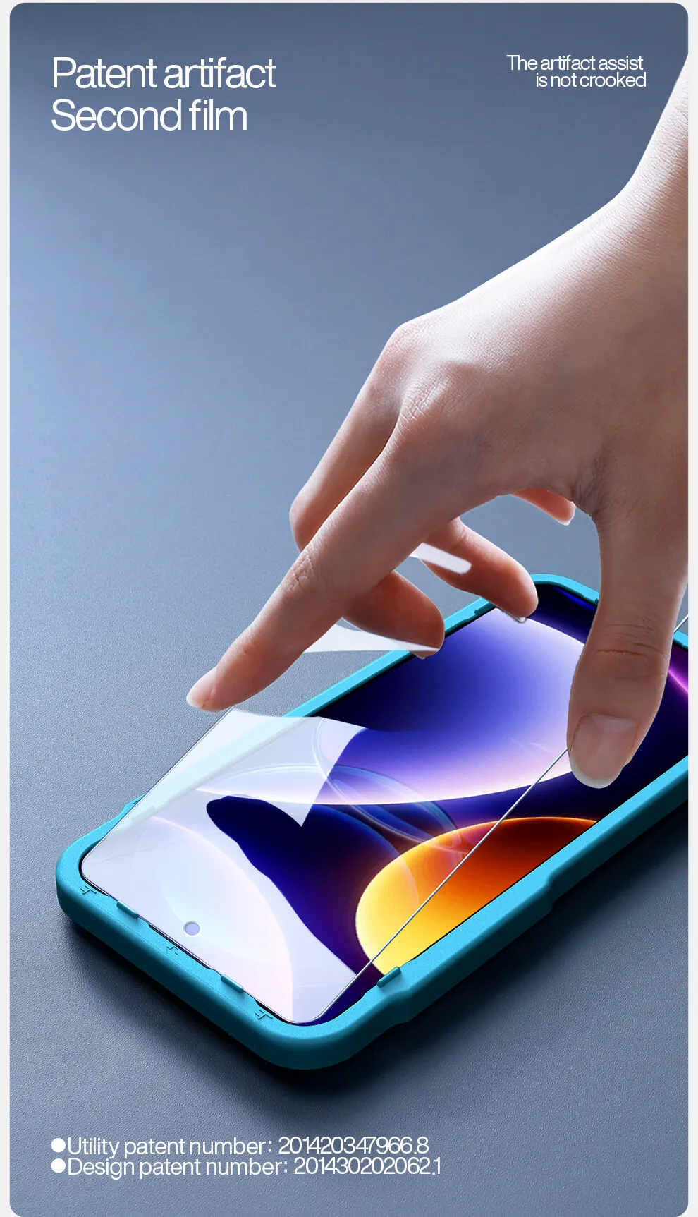 SmartDevil 2 Stück Displayschutzfolie für Xiaomi POCO F9 Ultra F7 X7 Pro F6 F5 Pro Panzerglas für POCO F8 Ultra HD Anti-Blaulicht – Detail 8