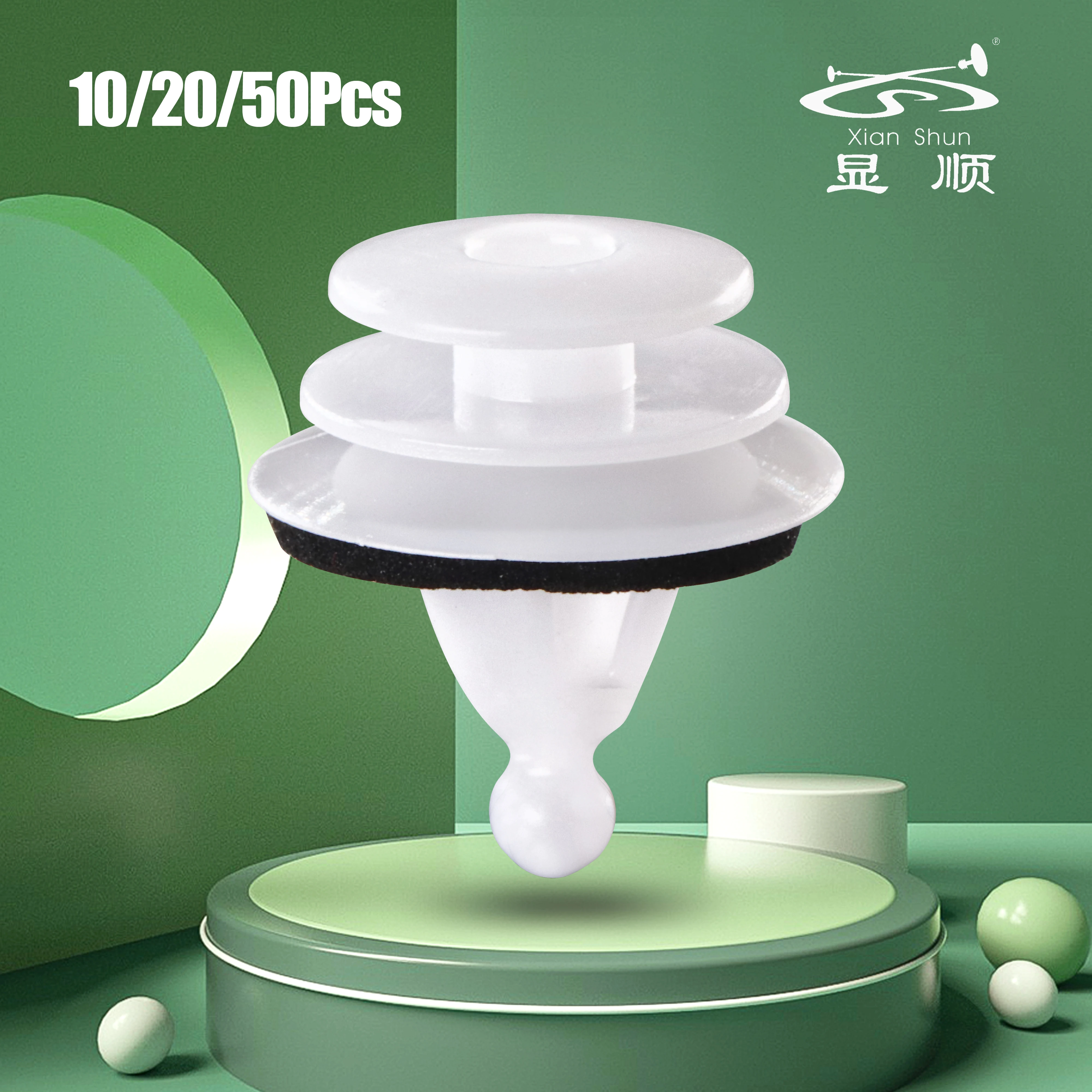 

10/20/50Pcs White POM Bumper Interior Replacement Parts Car Fastening Clips Car Accessories For Hyundai 9255236000 8231536000