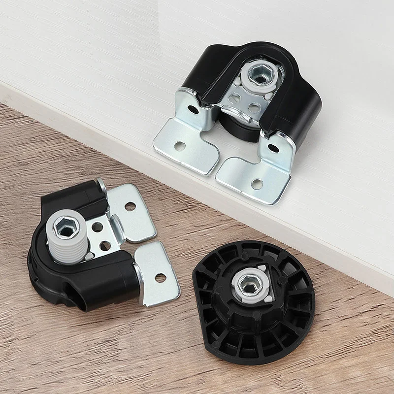 2PCS Wardrobe Floor Mat With Uneven Ground Adjustable Horizontal Cabinet Legs Adjustable Upper Lower Furniture Footrest Hardware