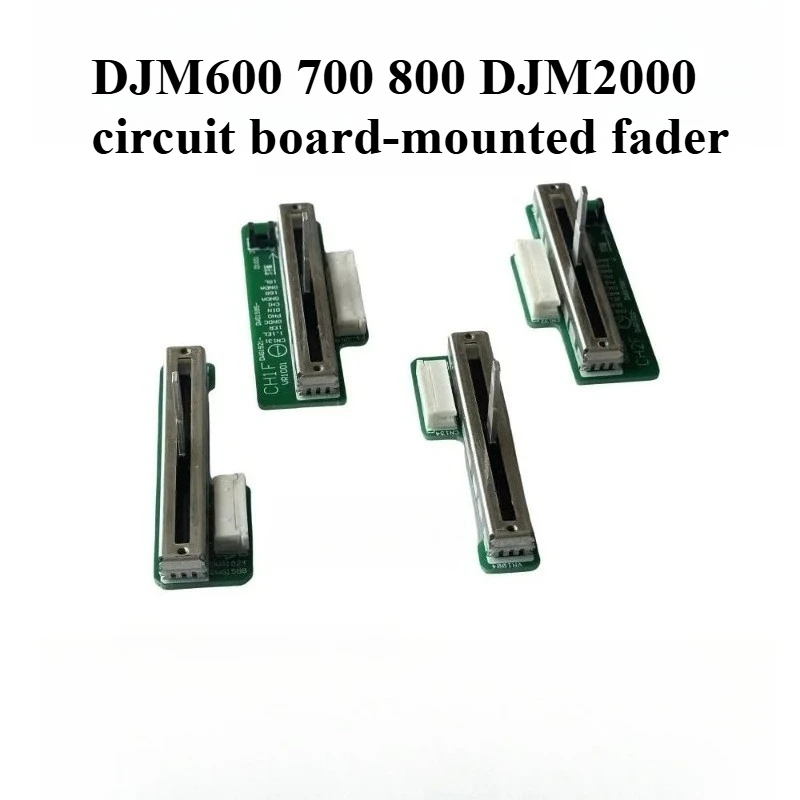 Solderless Resistance Fader for Pioneer DJM600 DJM700 DJM800 DJM2000 Mixer Electric Slotter with Plate Push Rod