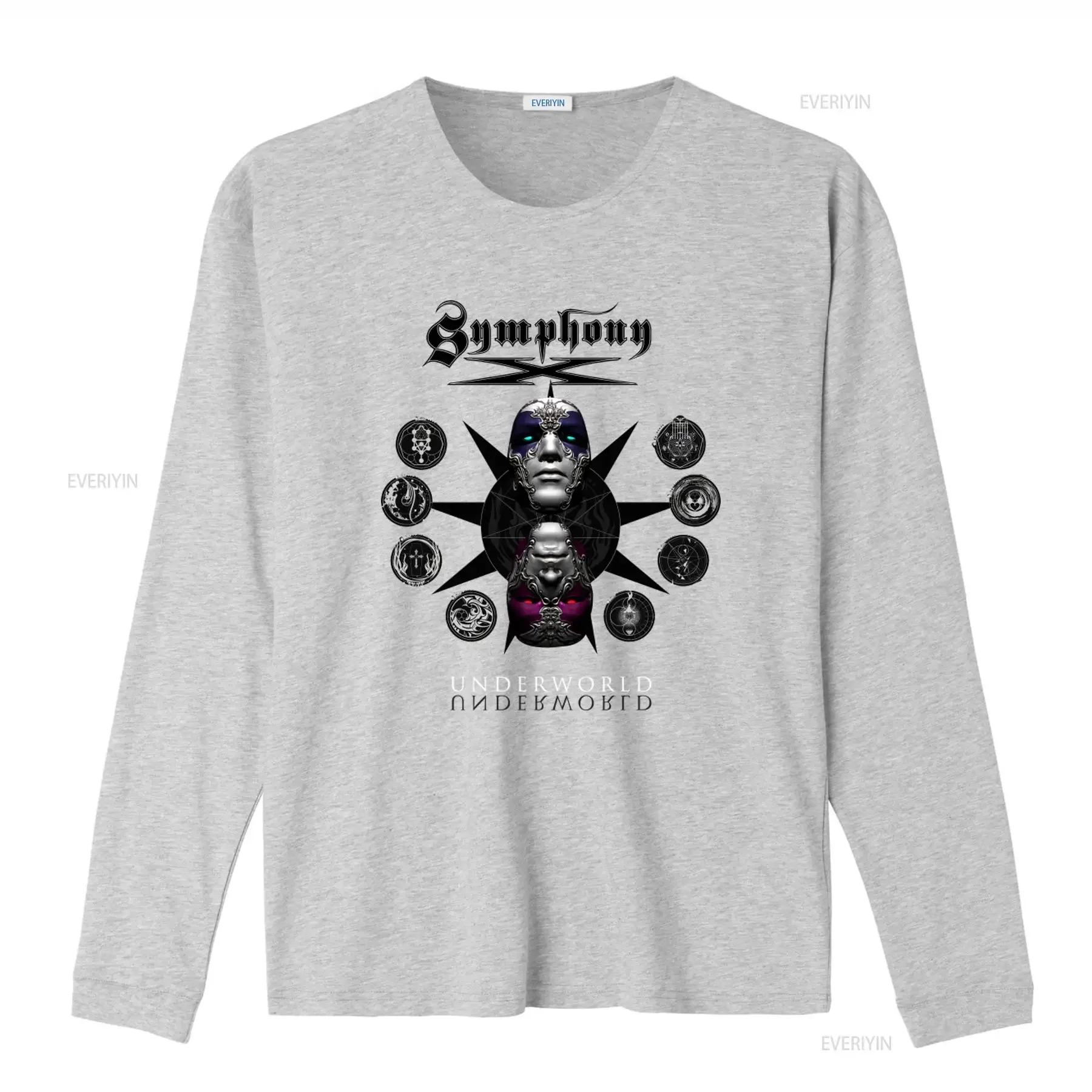 Symphony X American Progressive Metal Band Underworld T Shirt for Men Sizes M 2XL vintage Washed Casual Versatile homme Stylish