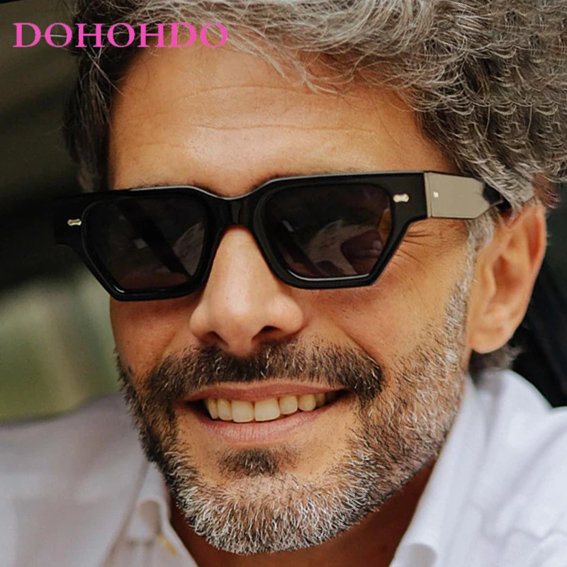 

Vintage Rivets Square Sunglasses Women And Men Trendy Luxury Brand Personality Outdoors Driving Sunglasses Lentes De Sol UV400