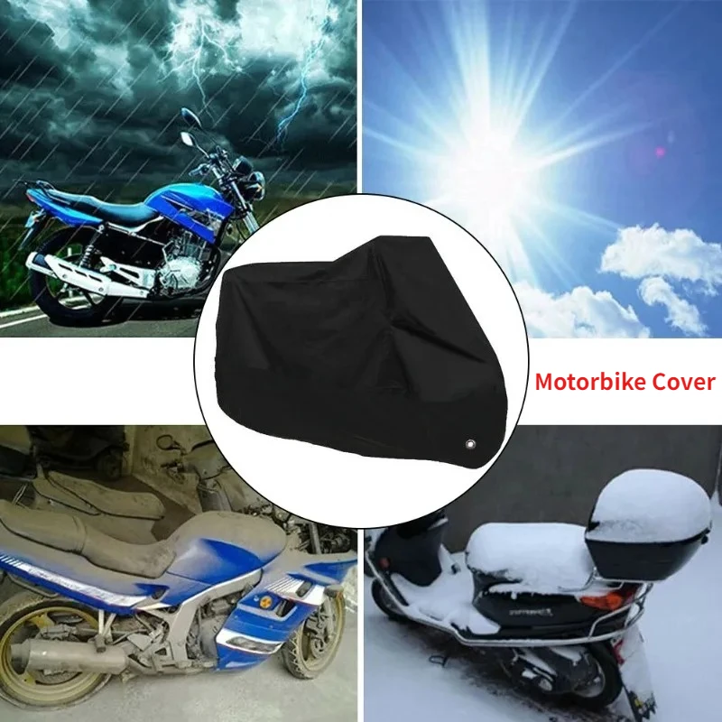 

Motorcycle Cover Universal Outdoor UV Protector For Scooter Waterproof Bike Rain Dustproof Cover M L XL 2XL 3XL