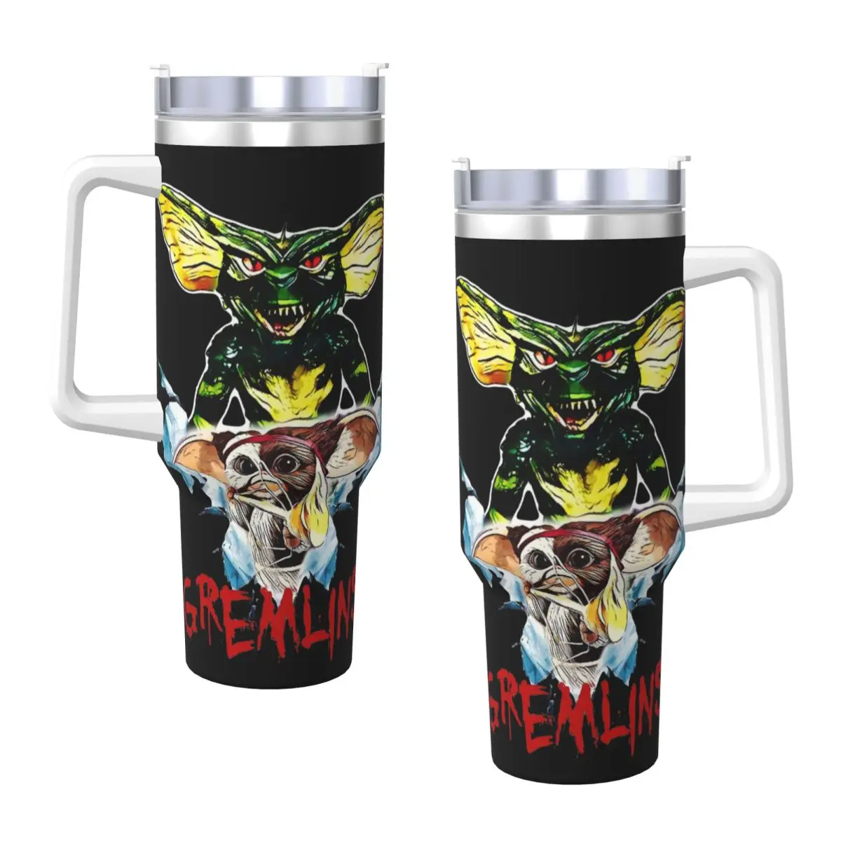 

Gremlins Tumbler Cold and Hot Water Bottle Keep Heat Stainless Steel Thermal Cups Design Beach Mugs Cup
