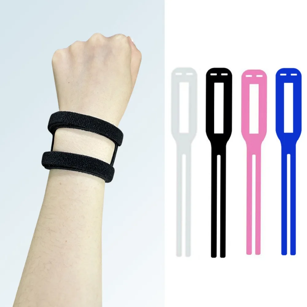 New Polyester Fiber Elastic Pressure Wrist Strap Comfortable Solid Color Wrist Brace Fitness Wristbands Carpel Tunnel
