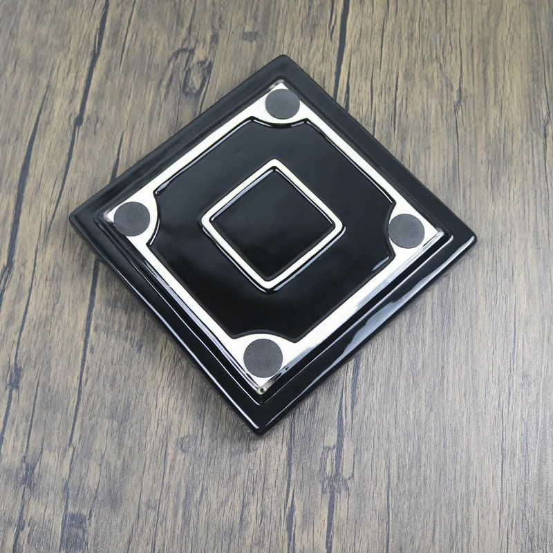 Ceramic Cigar Ashtray, European-Style, Four-Slot Square Ashtrays, Household, Living Room, Cigarette, Tobacco Partaoag