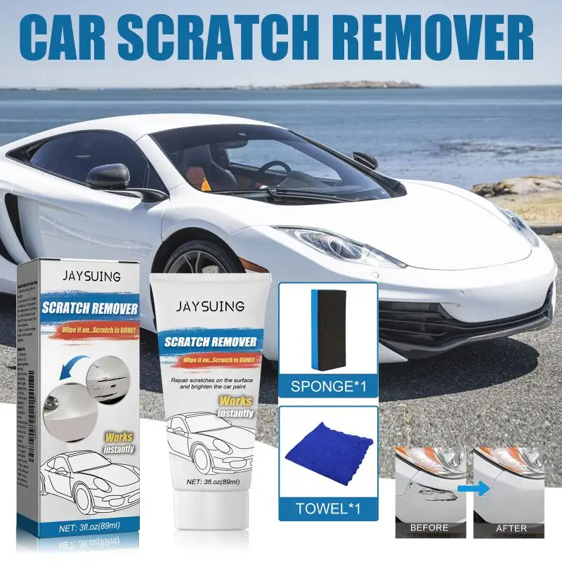 Car Eraser for vehicles Polishing: Wax Nano Sparkle Cloth Repair Paste