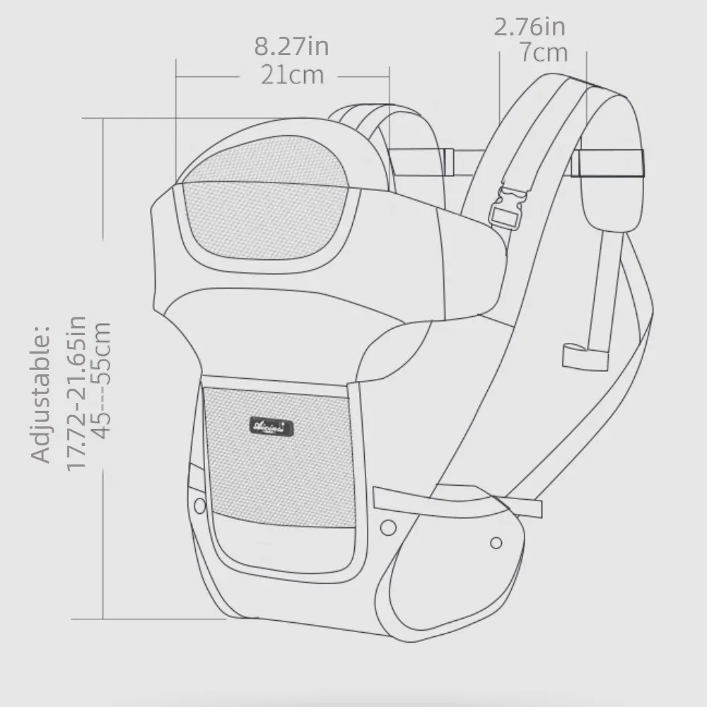 Ergonomická děťátko doručovatel batoh nastavitelný přední obklad děťátko hipseat doručovatel více účelové hlava podpora kojenec pás stolice batole